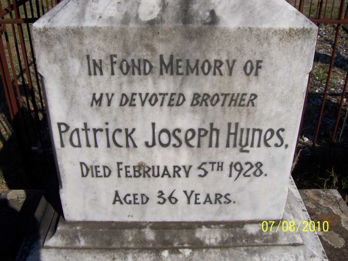 HYNES Patrick Joseph -1928