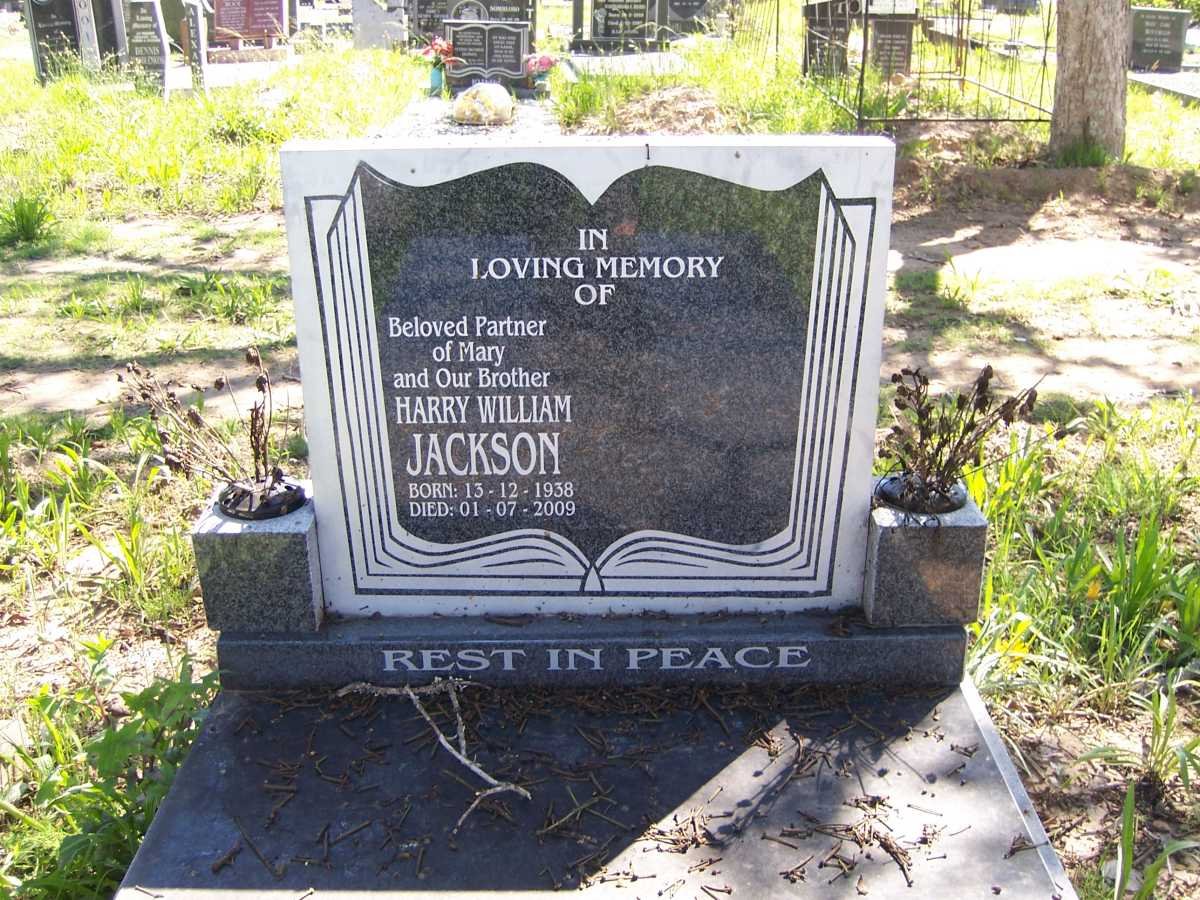 JACKSON Harry William 1938-2009