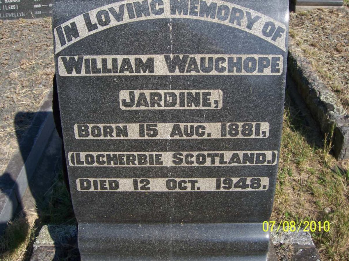 JARDINE William Wauchope 1881-1948