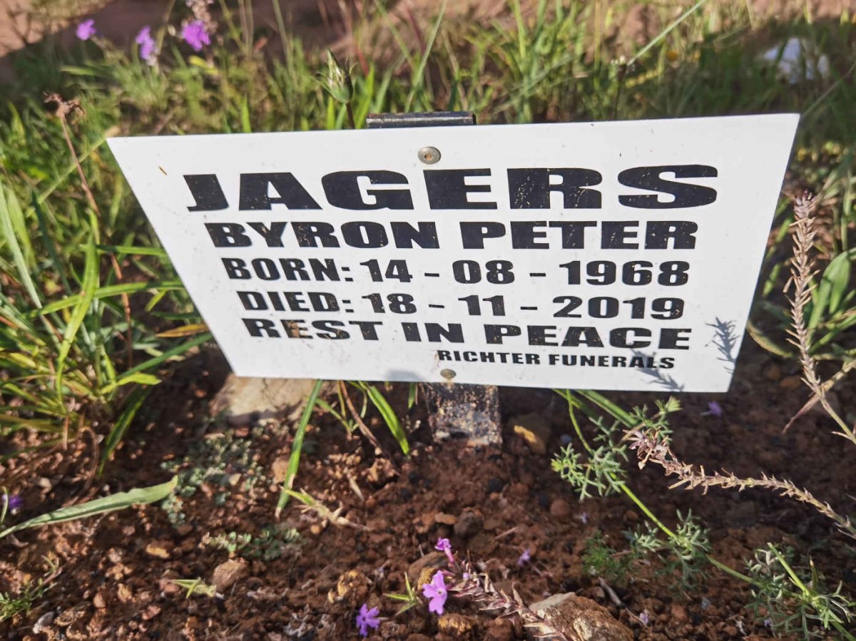 JAGERS Byron Peter 1968-2019