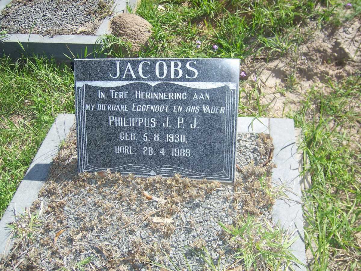 JACOBS Philippus J.P.J. 1930-1989