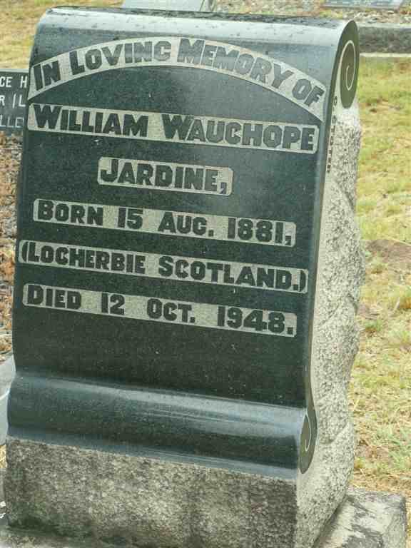 JARDINE William Wauchope 1881-1948