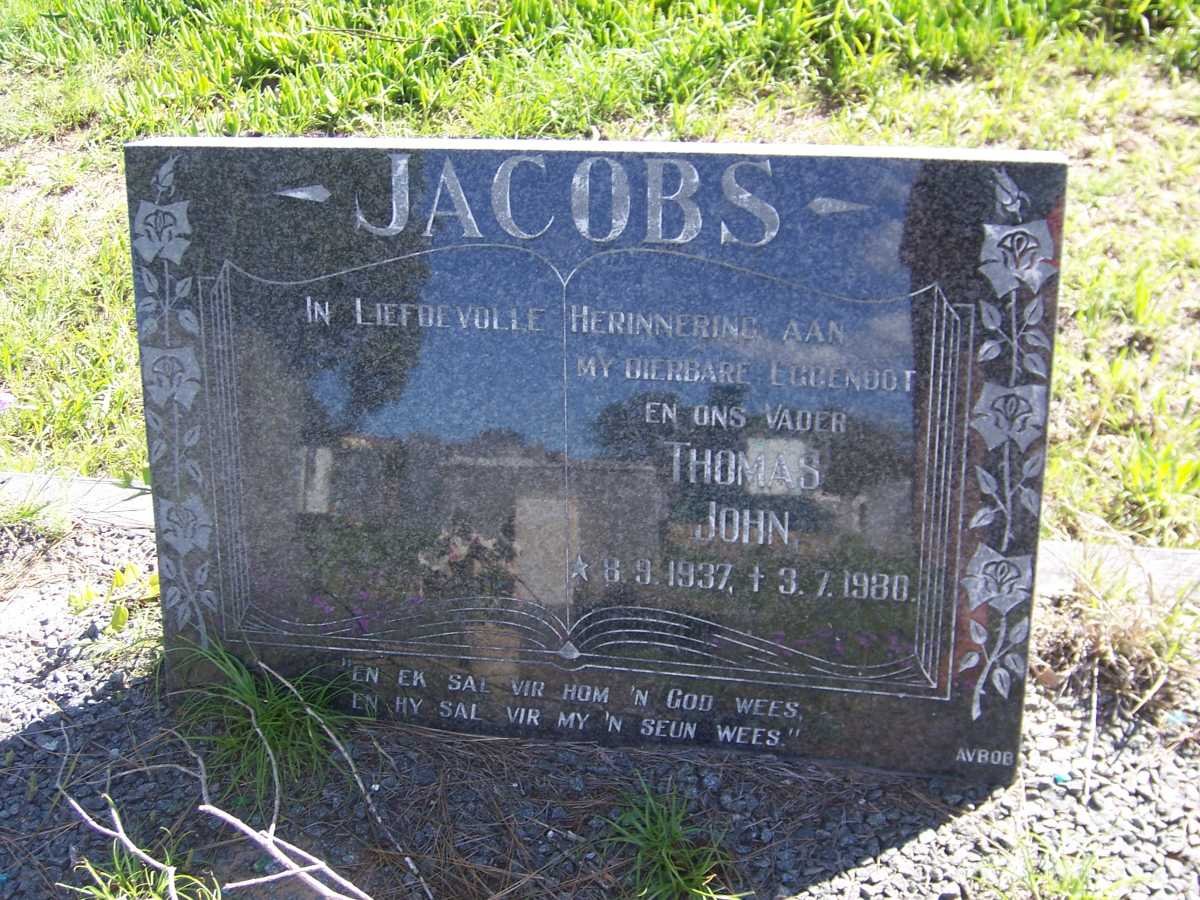 JACOBS Thomas John 1937-1980