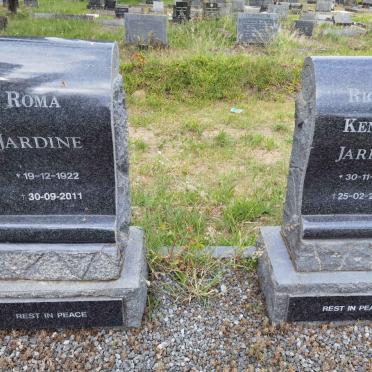 JARDINE Richard Kennedy 1916-2007 :: JARDINE Roma 1922-2011