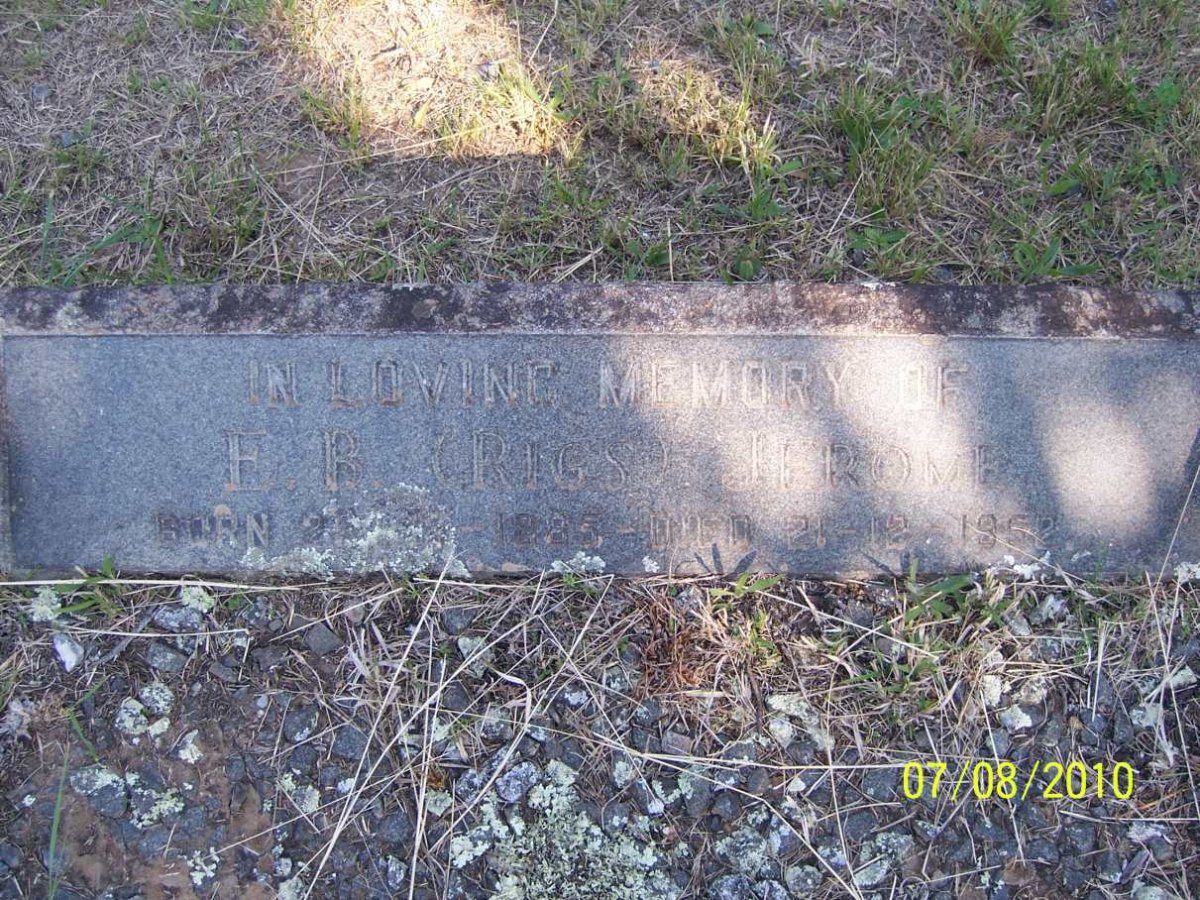 JEROME E.B. 1885-1962