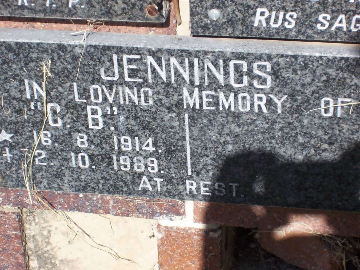 JENNINGS C.B. 1914-1989