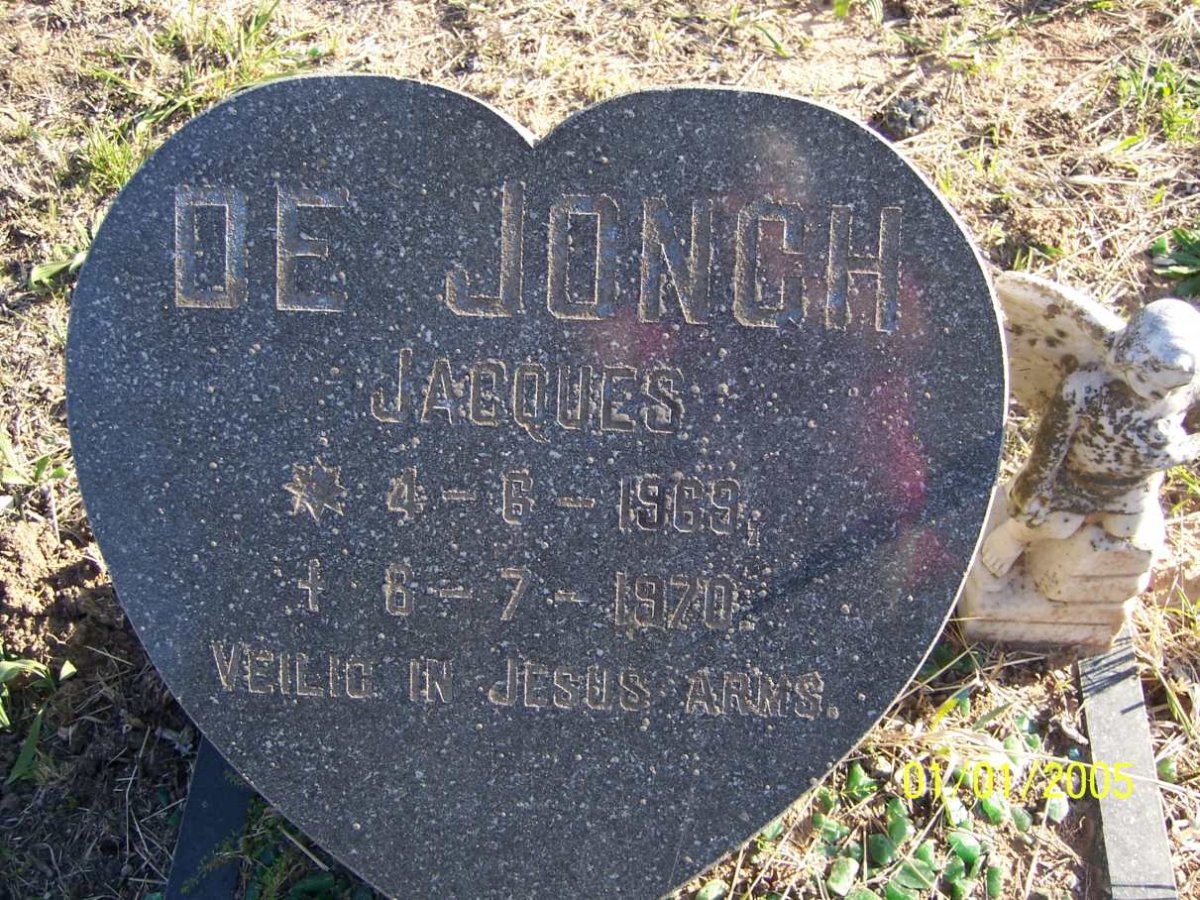 JONGH Jacques de 1969-1970