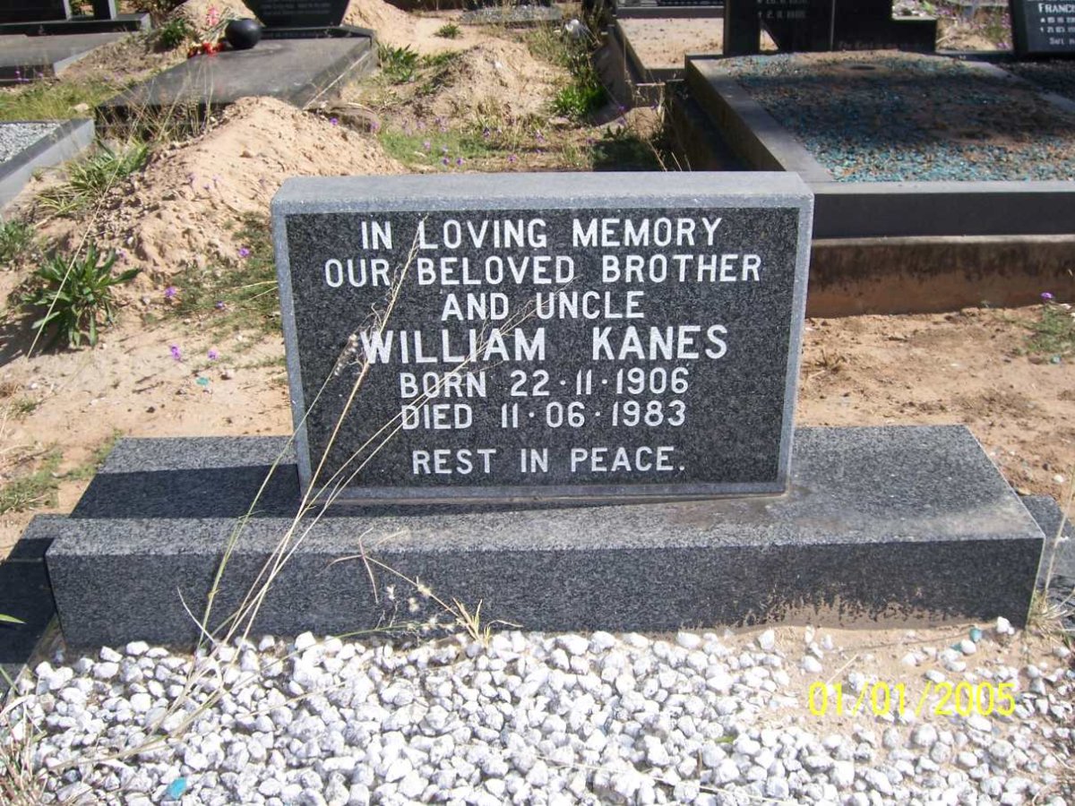 KANES William 1906-1983