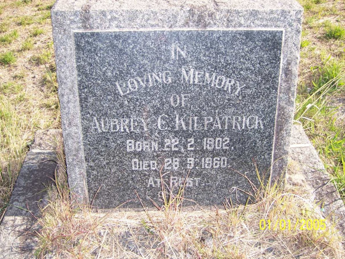 KILPATRICK Aubrey C. 1902-1960