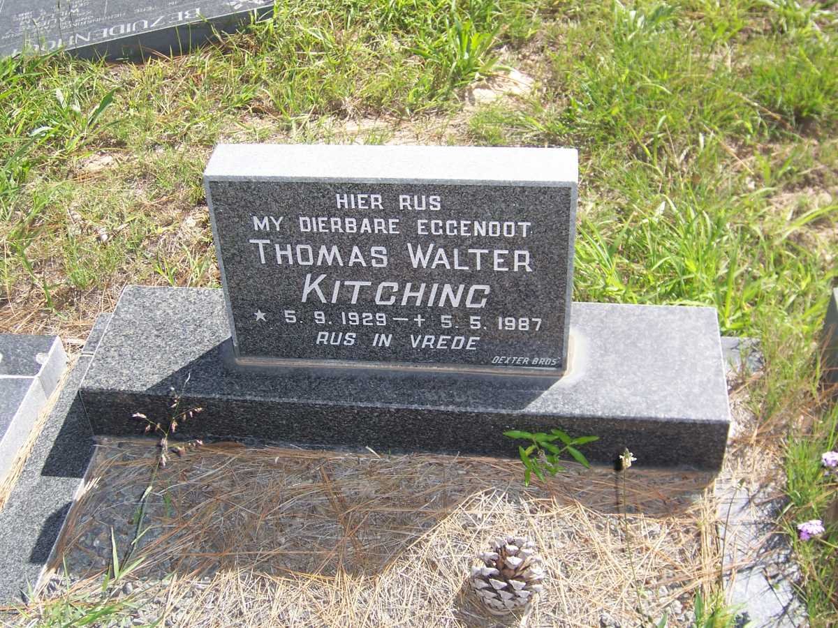 KITCHING Thomas Walter 1929-1987