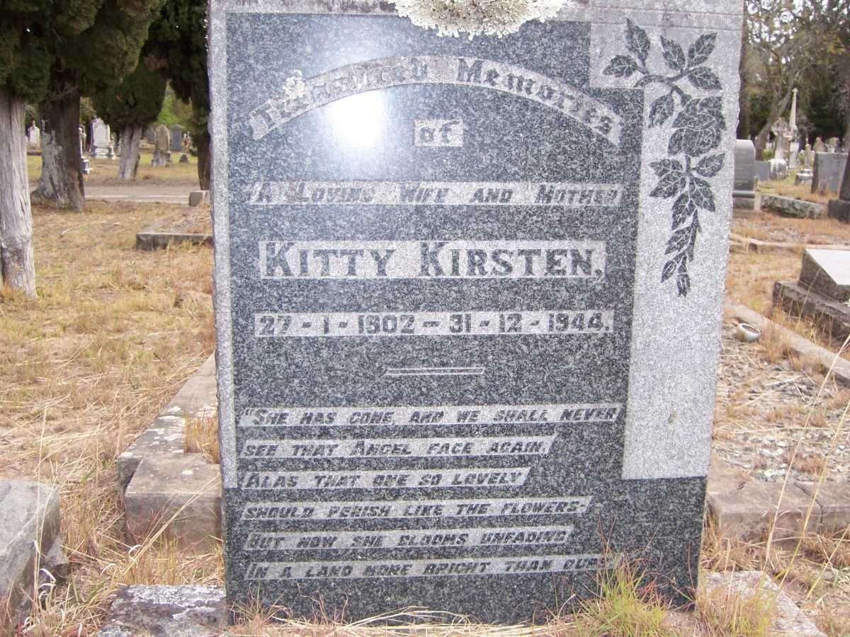 KIRSTEN Kitty 1902-1944