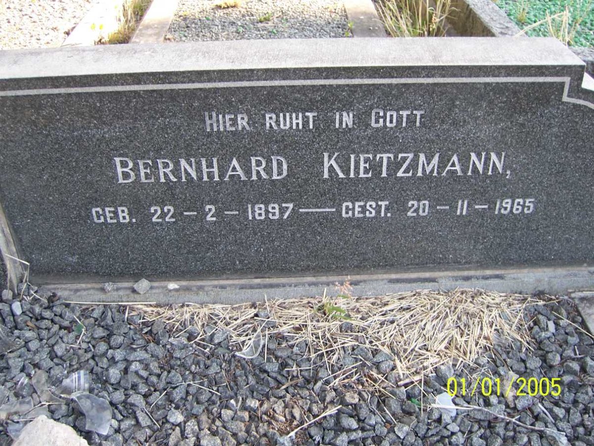 KIETZMANN Bernard 1897-1965