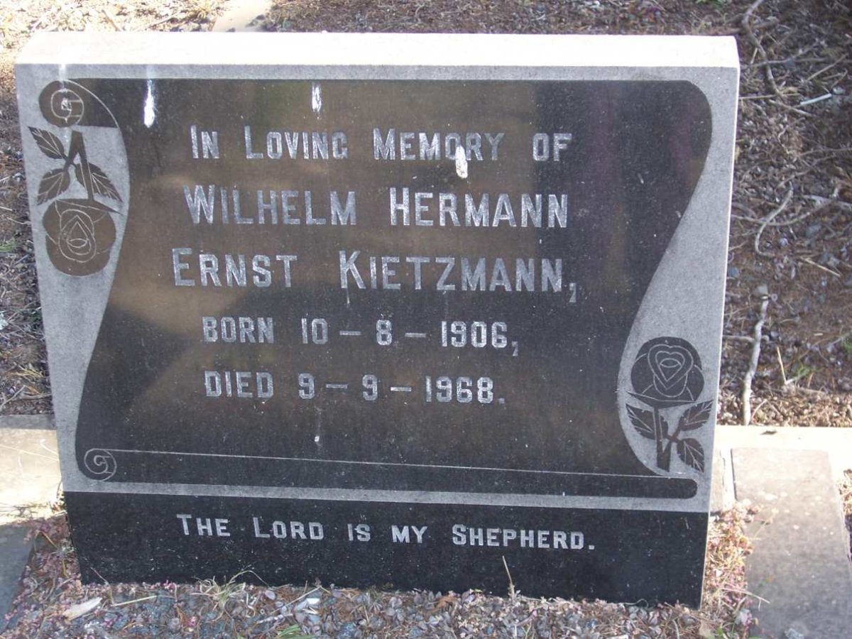 KIETSMANN Wilhelm Hermann Ernst 1906-1962