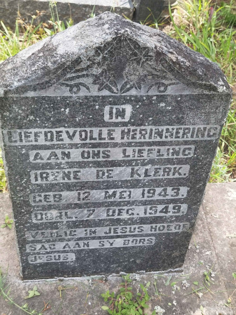 KLERK Irene, de 1943-1949