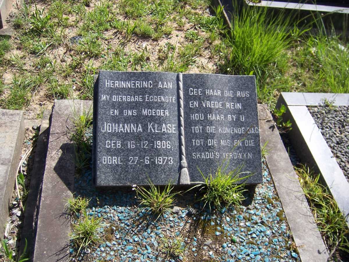 KLASE Johanna 1906-1973