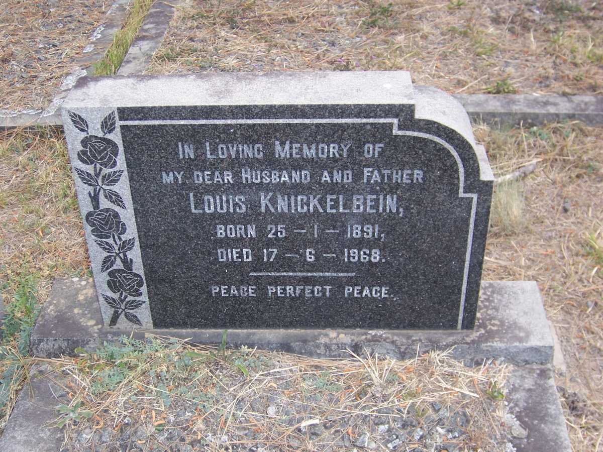 KNICKELBEIN Louis 1891-1968