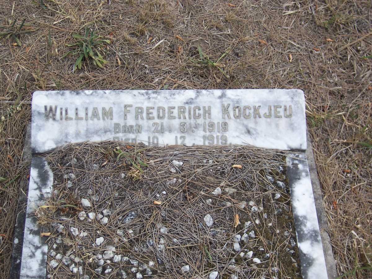 KOCKJEU William Frederich 1919-1919