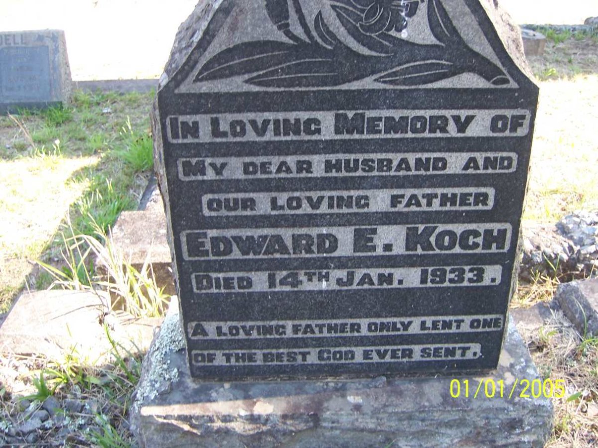 KOCH Edward -1933