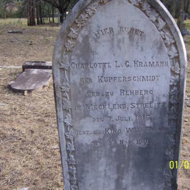 KRAMANN Charlotte L.G. nee KUPFERSCHMIDT 1816-1901