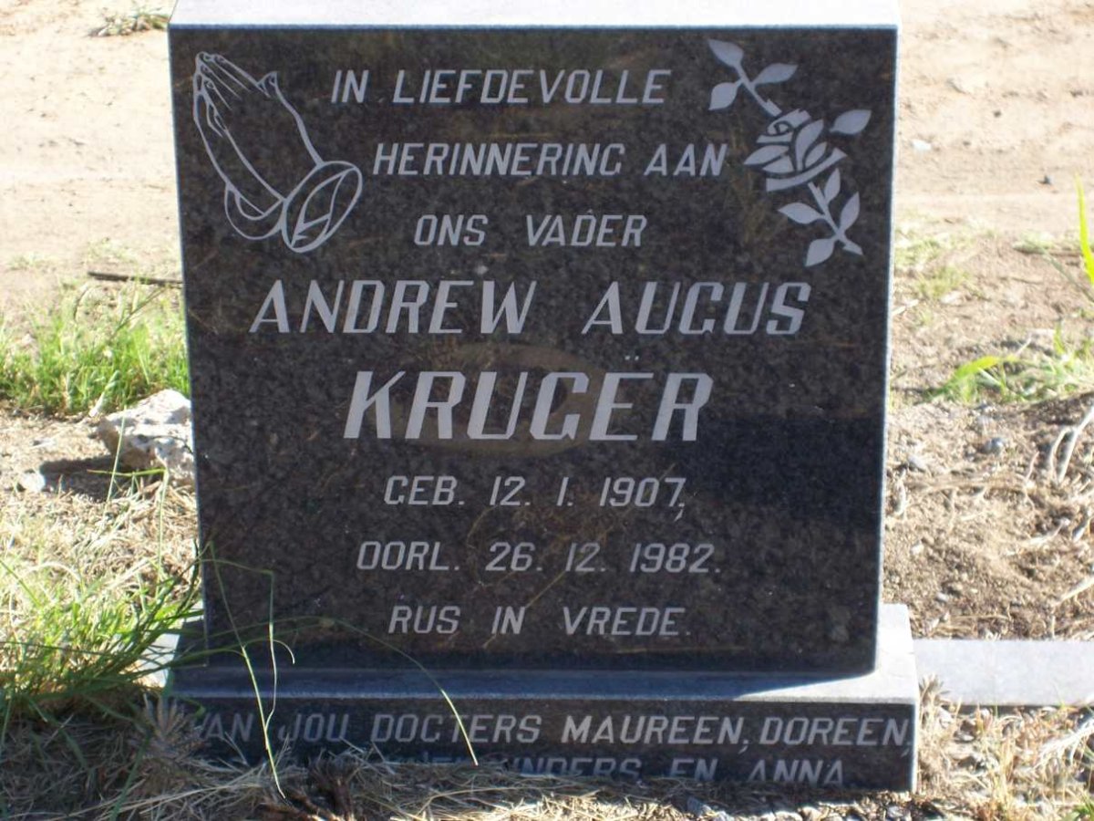 KRUGER Andrew Augus 1907-1982