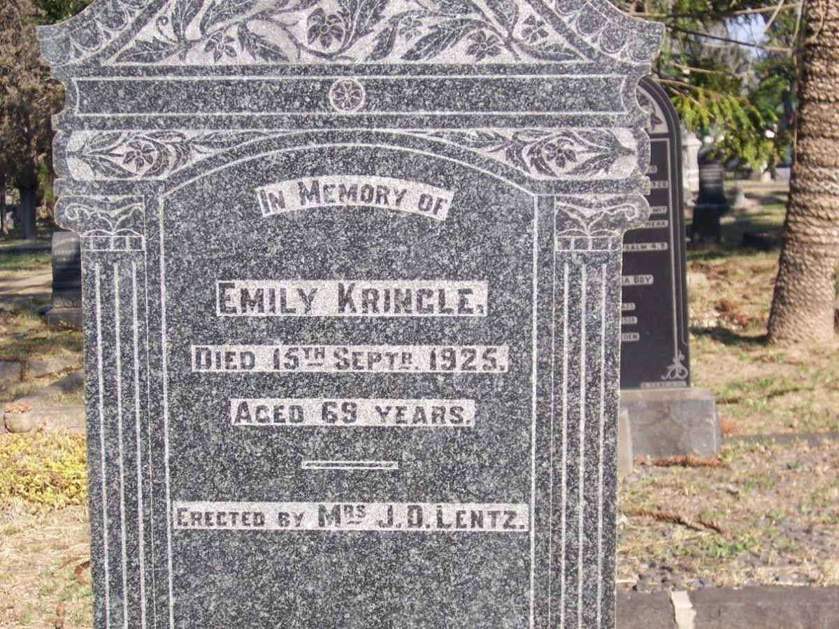 KRINGLE Emily -1925