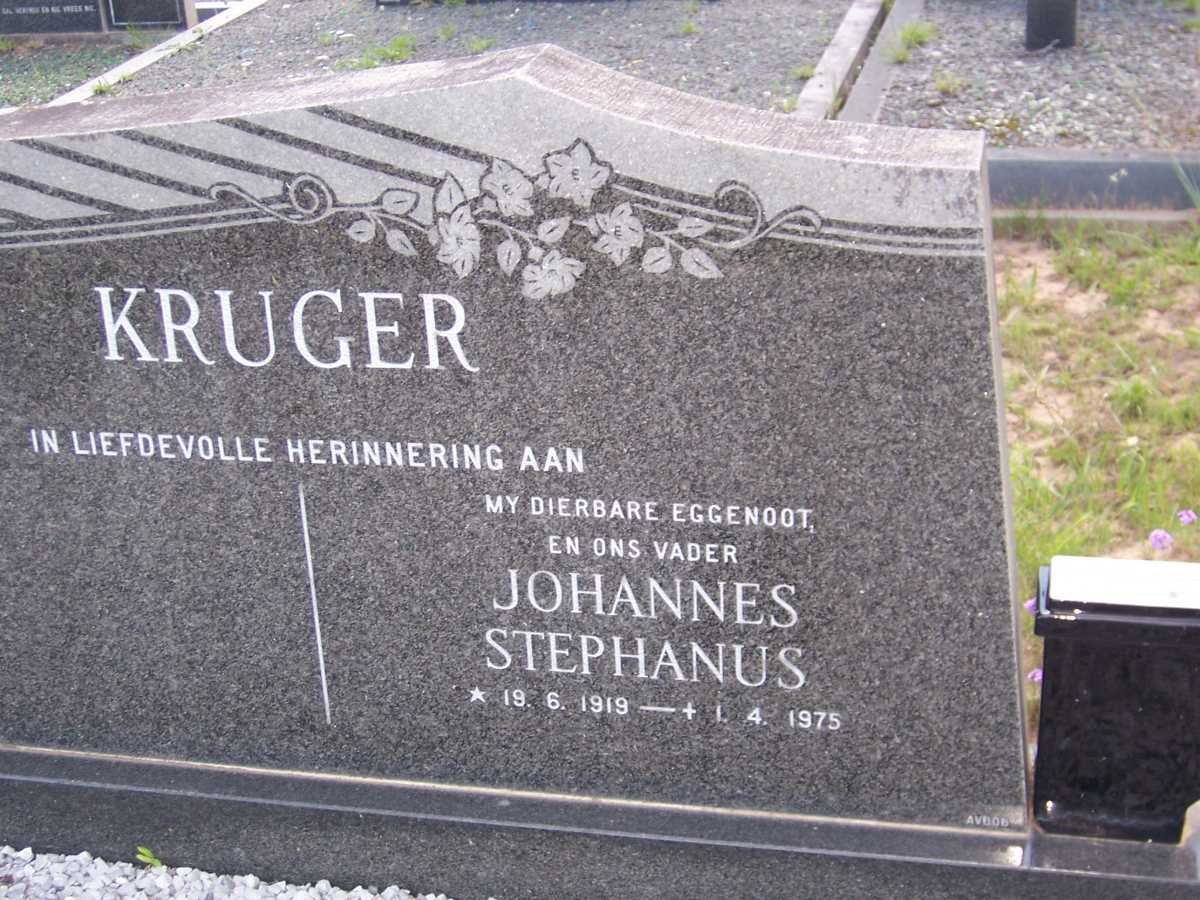 KRUGER Johannes Stephanus 1919-1975