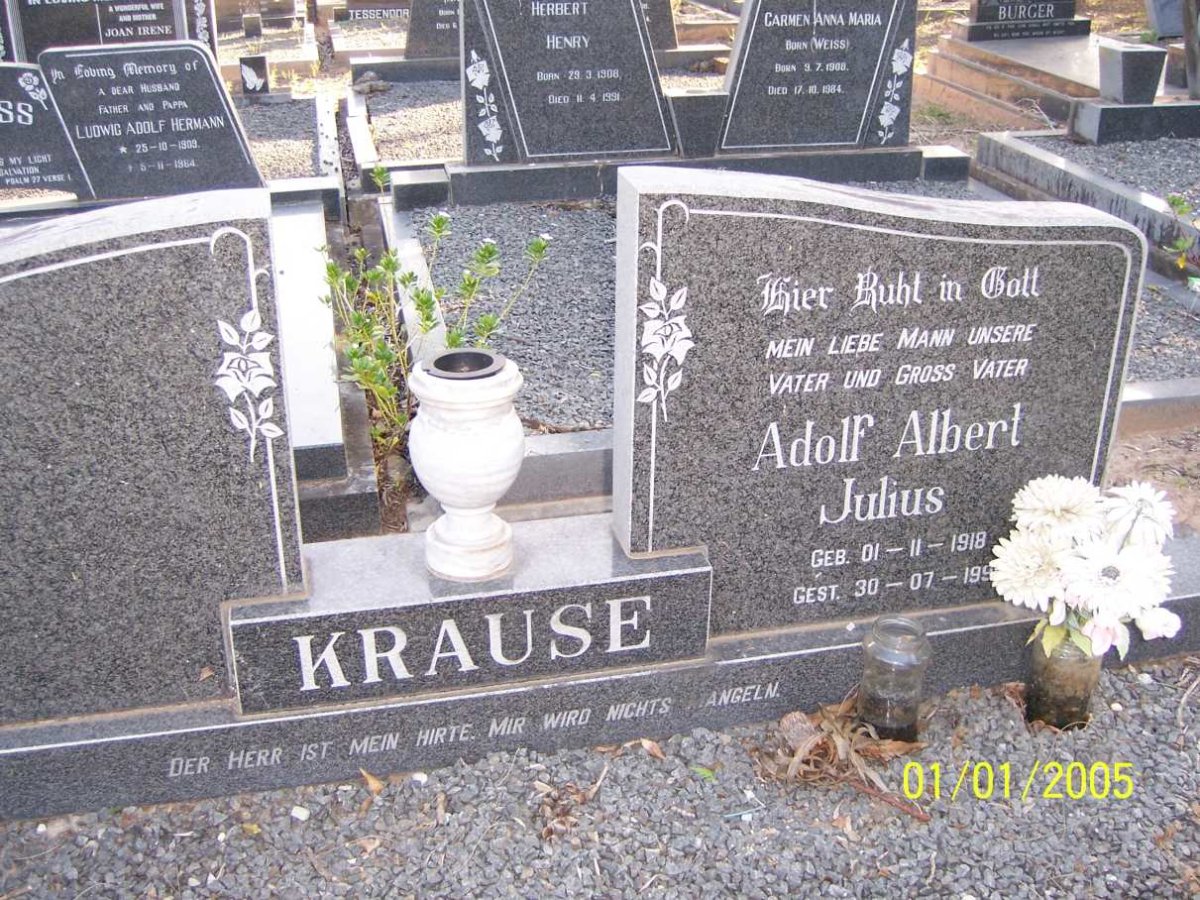 KRAUSE Adolf Albert Julius 1918-199?