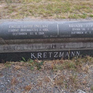 KRETZMANN Eduard Alfred 1888-1966 &amp; Emilie Louise BIRKHOLTZ 1889-1968