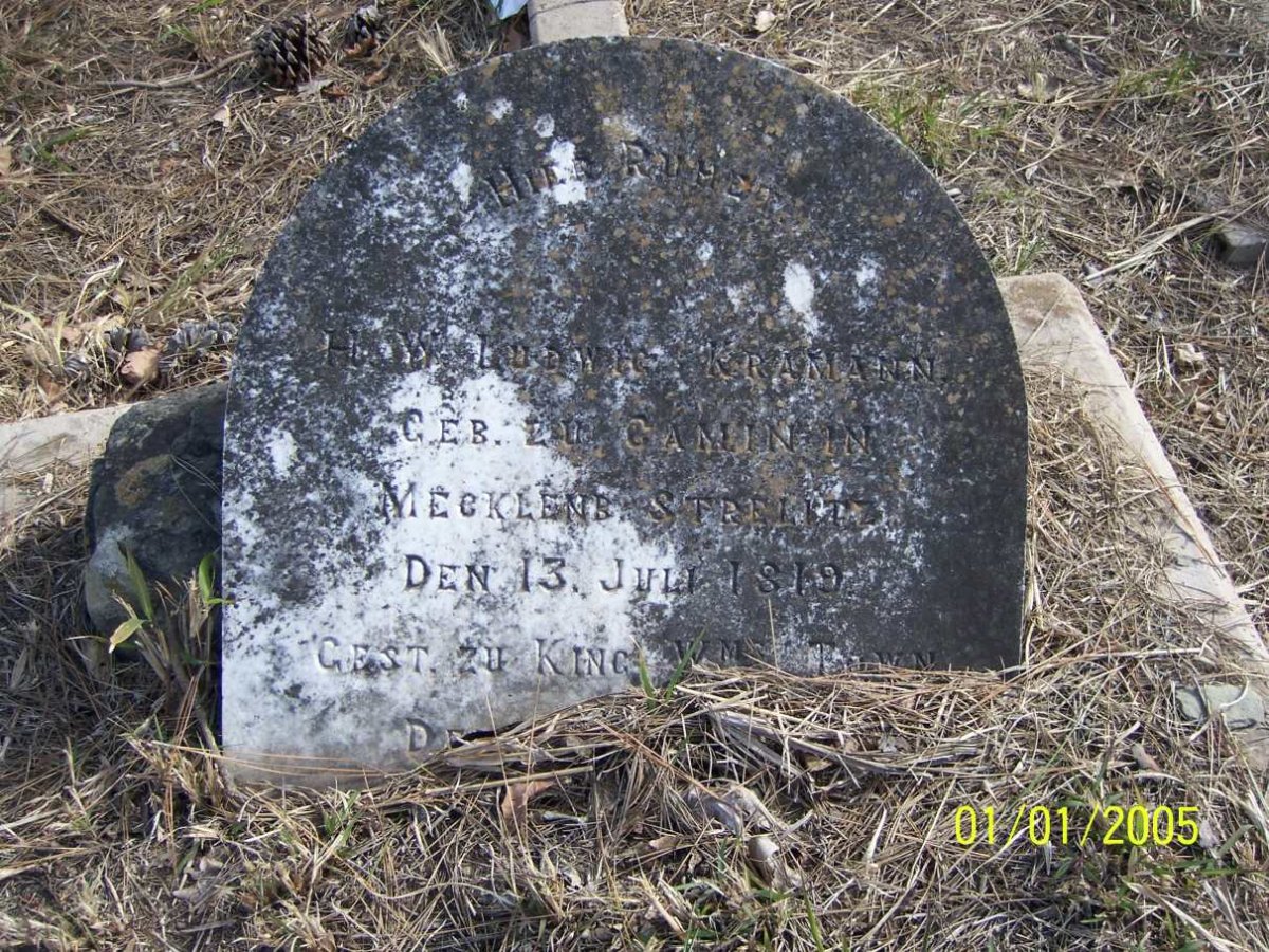 KRAMANN H.W. Ludwig 1819 -