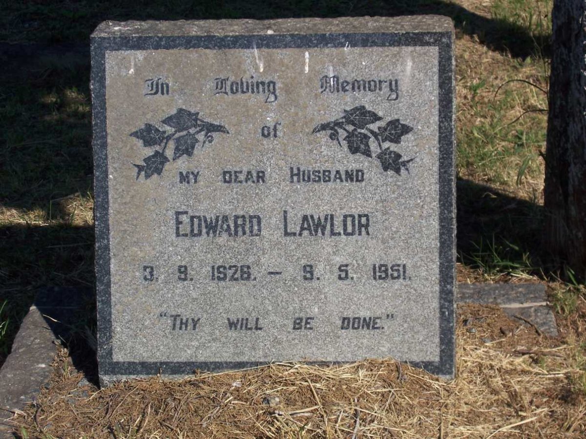 LAWLOR Edward 1926-1951