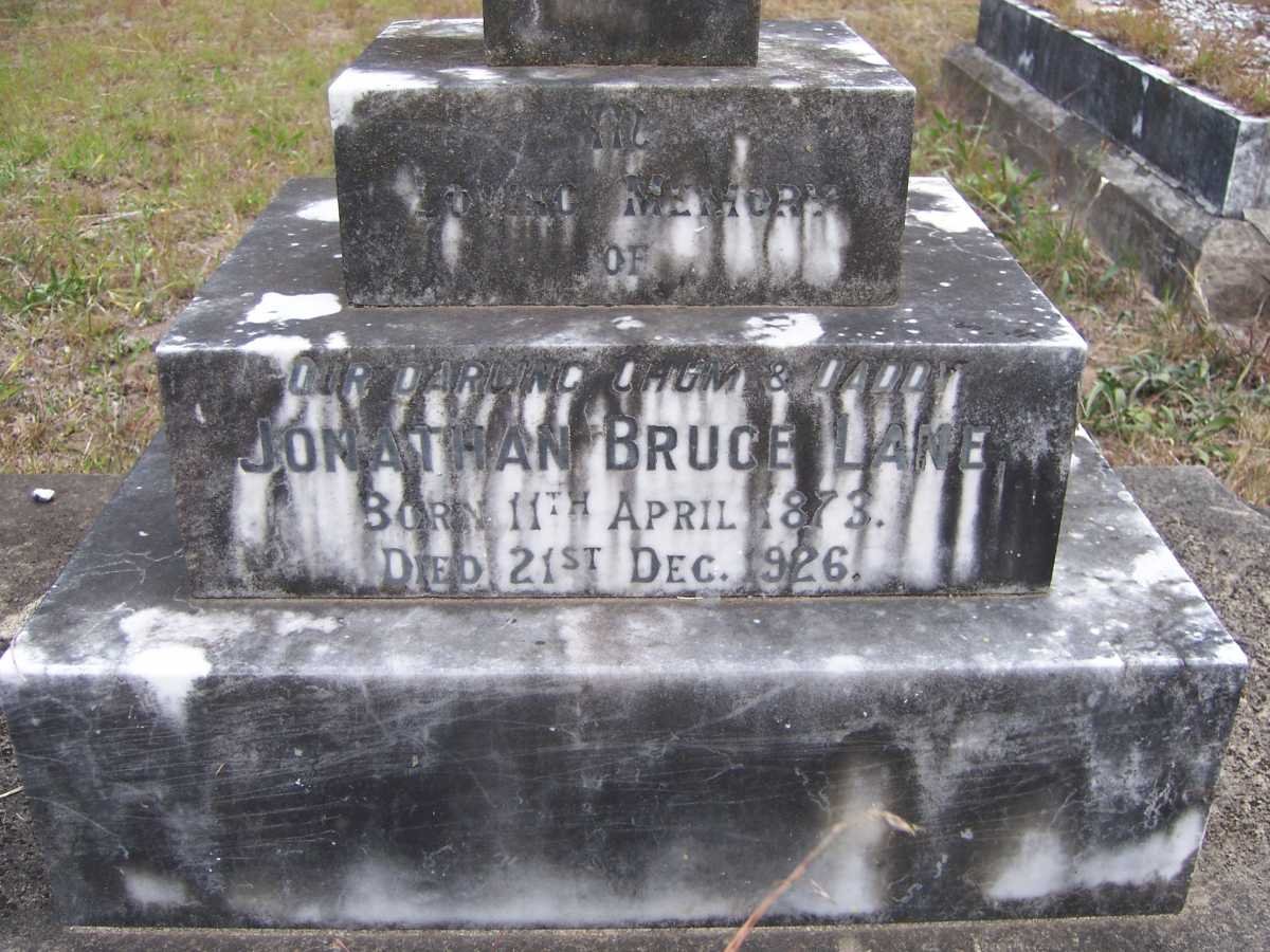 LANE Jonathan Bruce 1873-1926