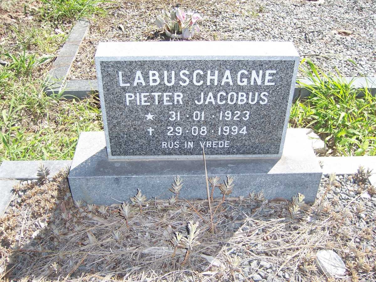 LABUSCHAGNE Pieter Jacobus 1923-1994