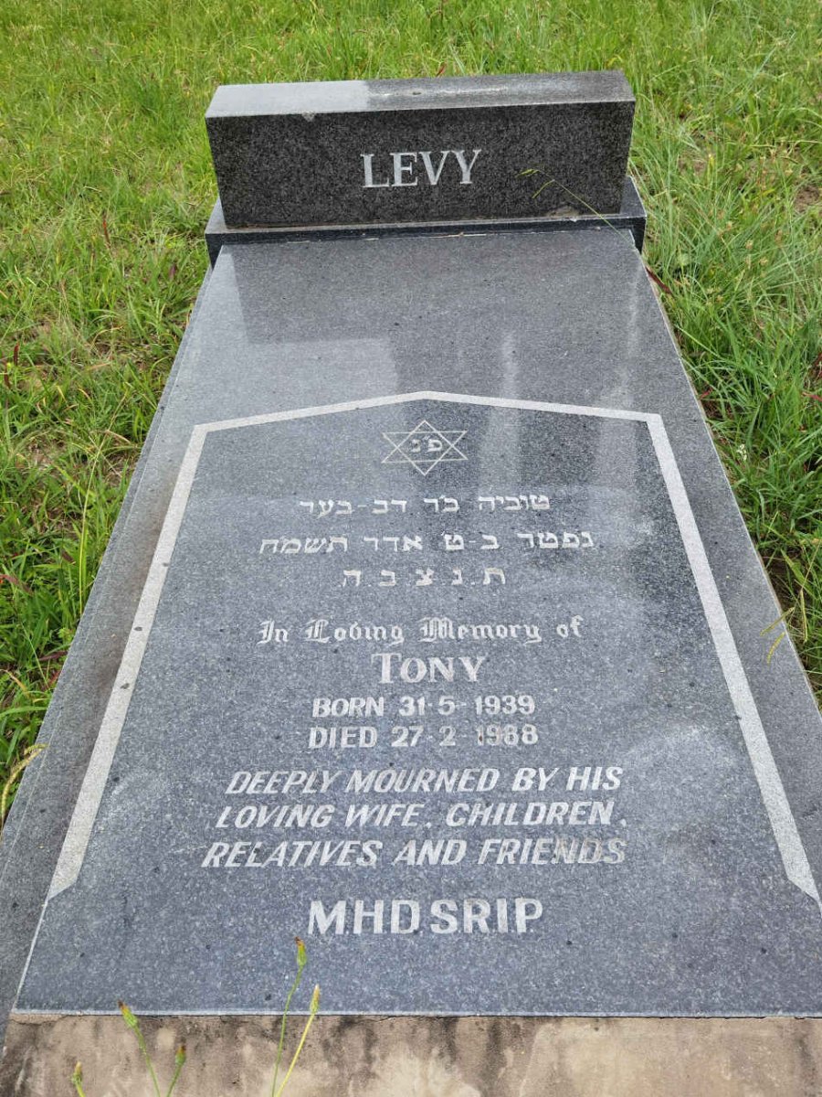 LEVY Tony 1939-1988