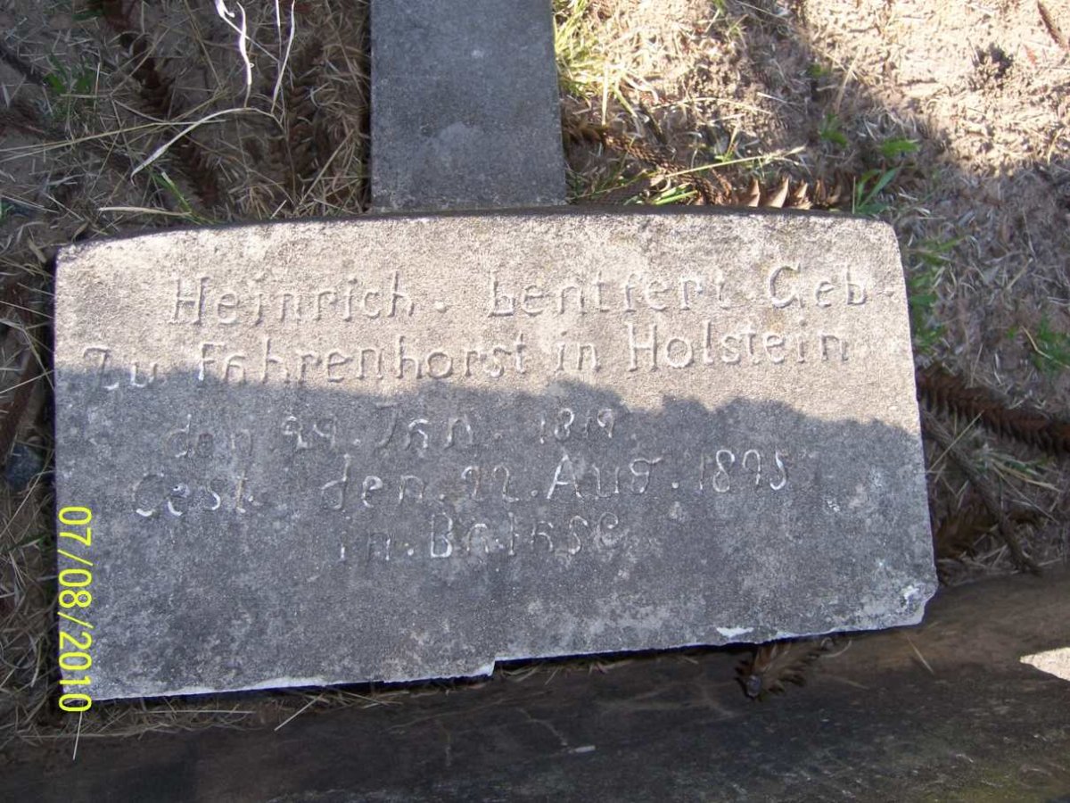 LENTFERT Heinrich 1819-1895