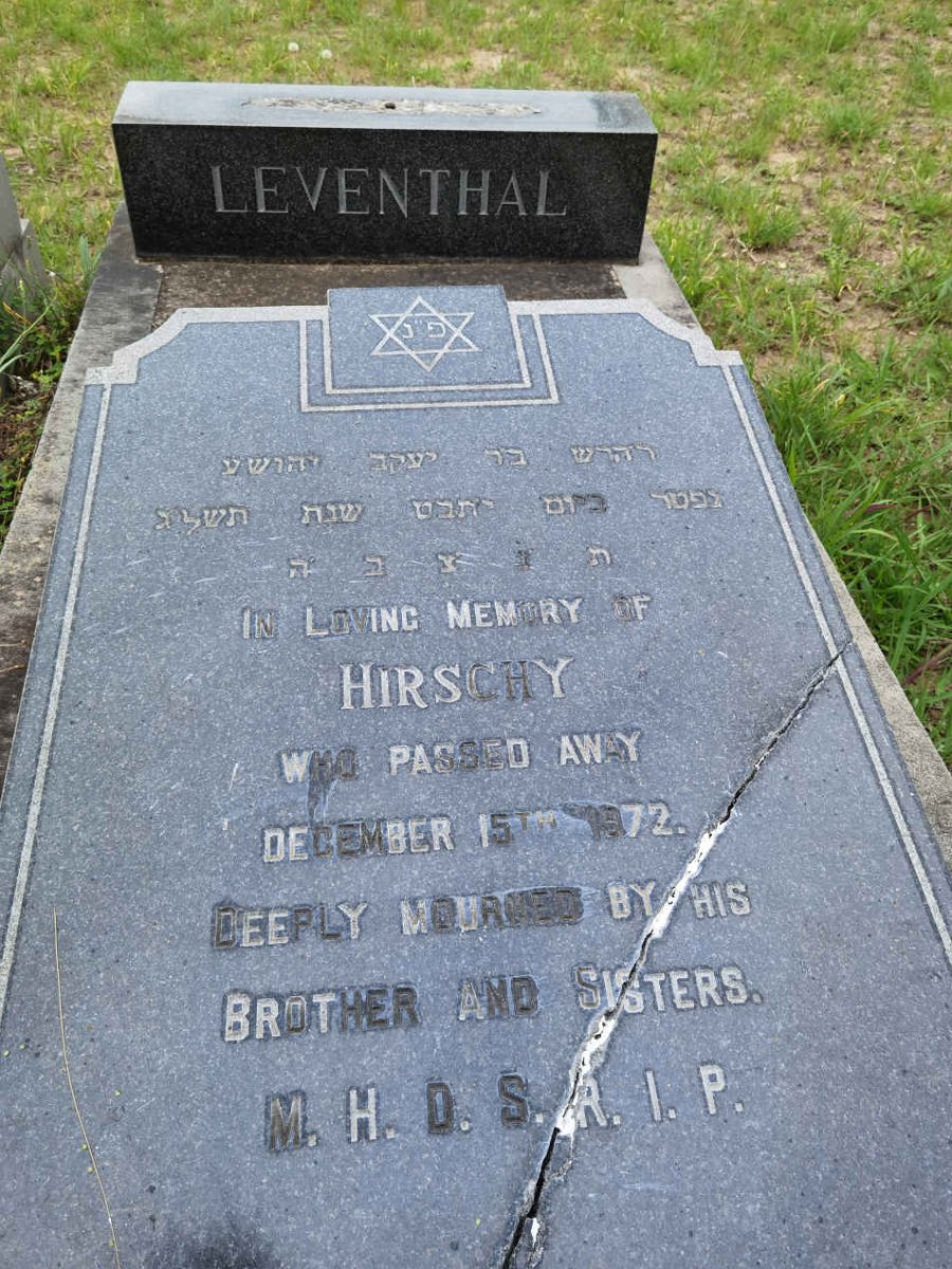 LEVENTHAL Hirschy -1972