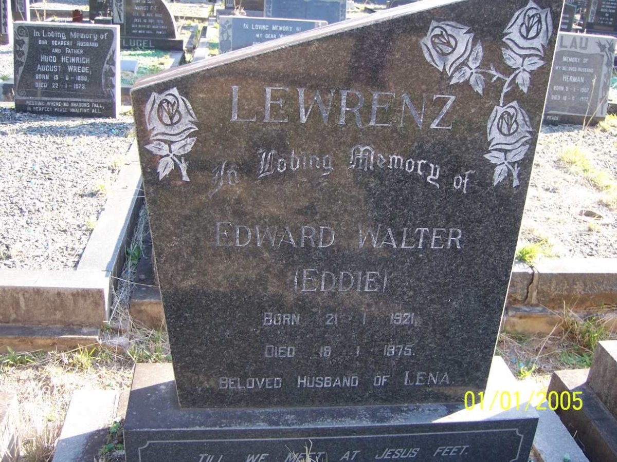LEWRENZ Edward Walter 1921-1975
