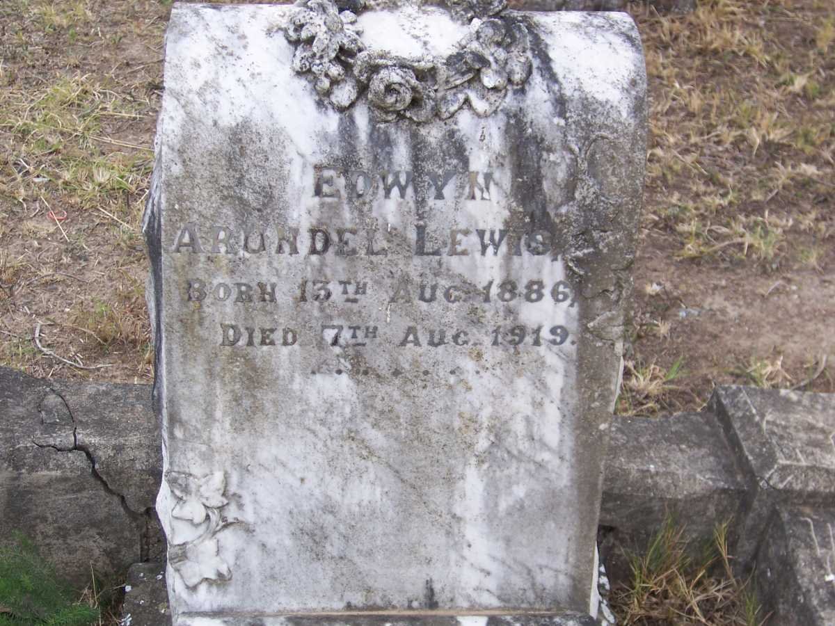LEWIS Edwyn Arundel 1886-1919