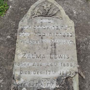 LEWIS Zalma 1888-1899