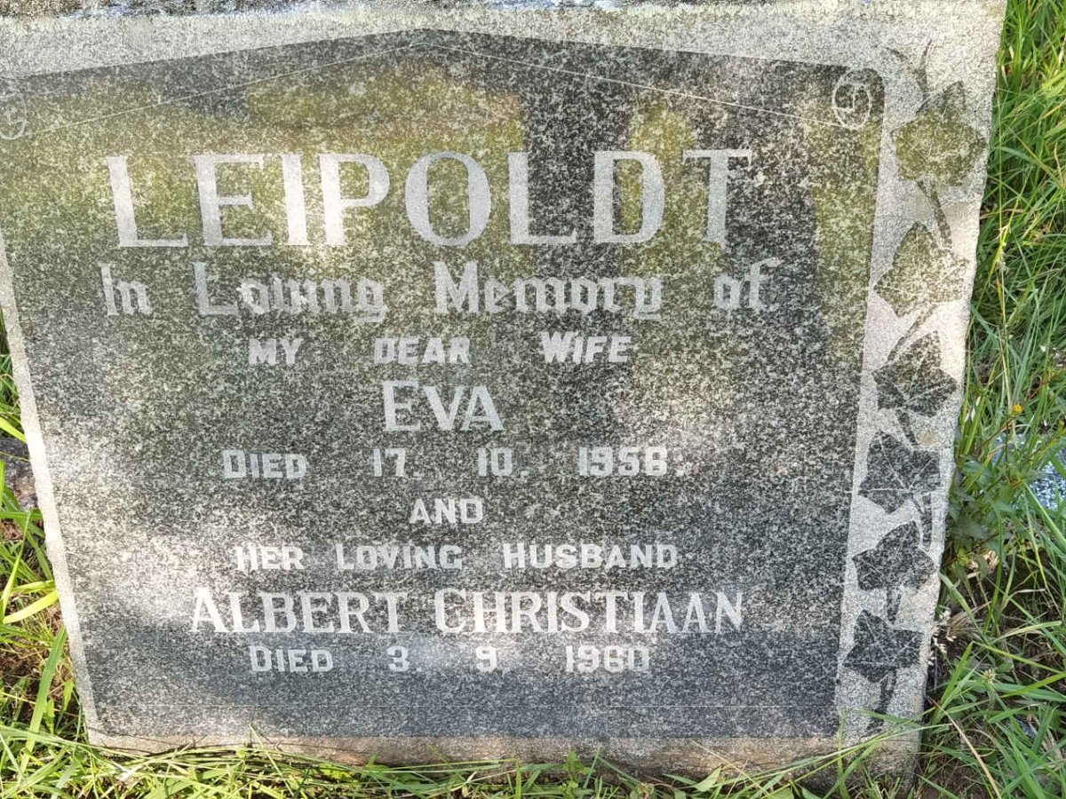 LEIPOLDT Albert Christiaan -1960 & Eva -1956