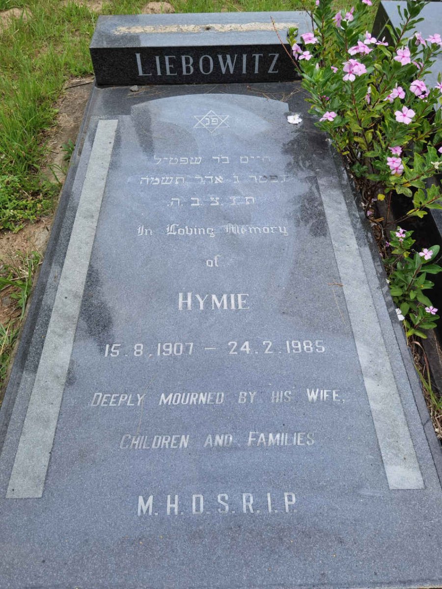 LIEBOWITZ Hymie 1907-1985