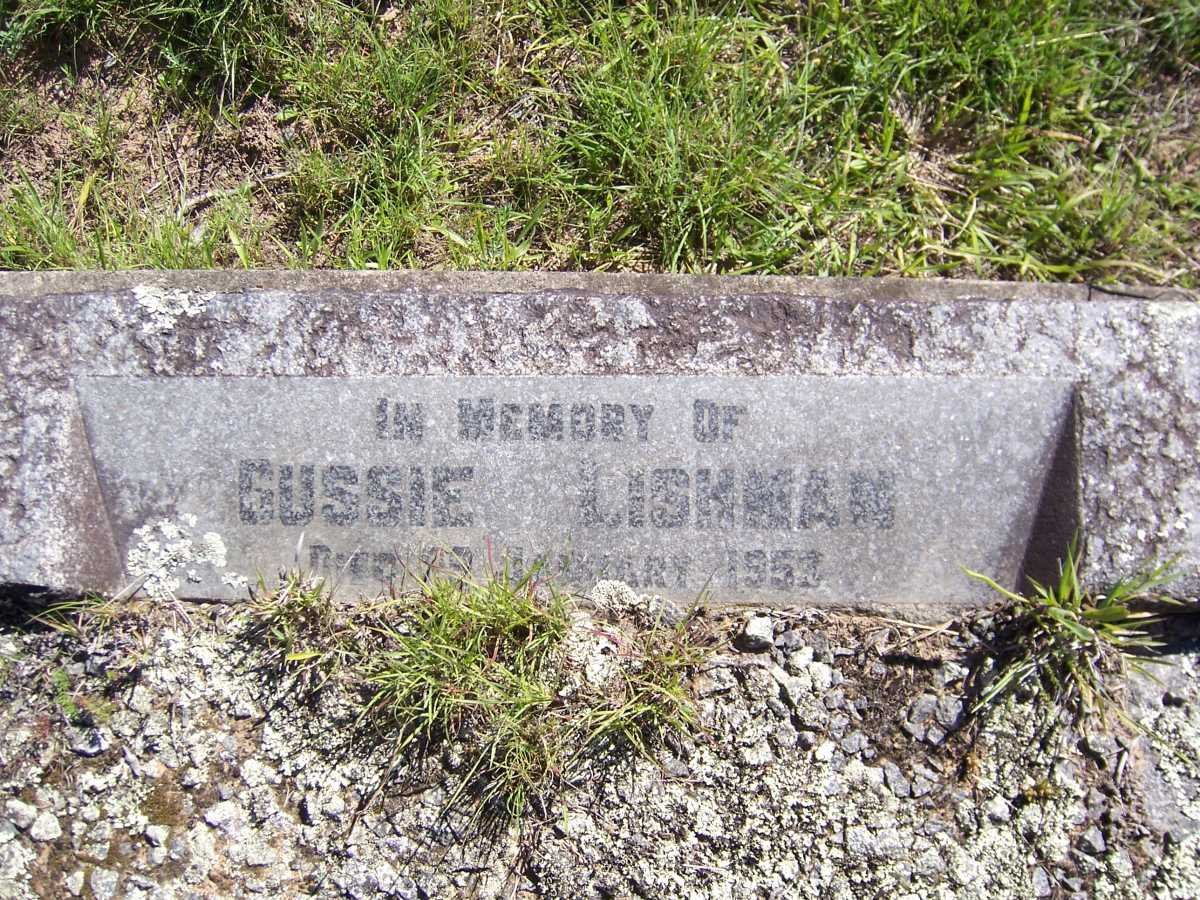 LISHMAN Gussie -1953