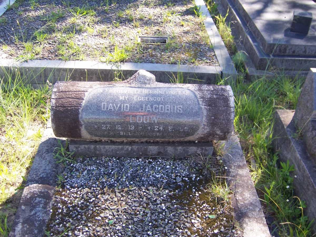 LOUW David Jacobus 1913-1969
