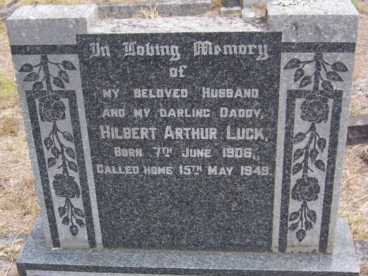 LUCK Hilbert Arthur 1906-1949