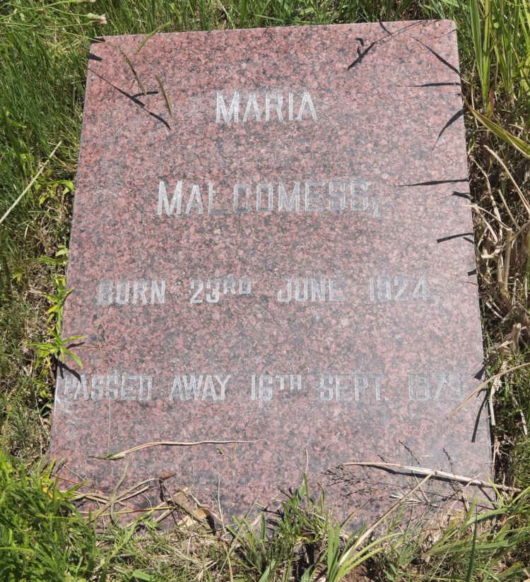 MALCOMESS Maria 1924-1975