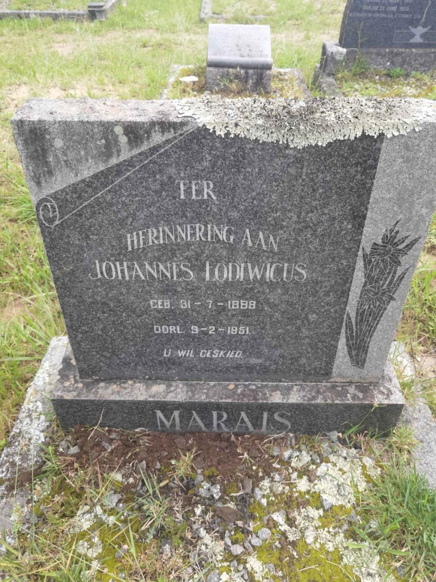 MARAIS Johannes Lodewicus 1888-1951