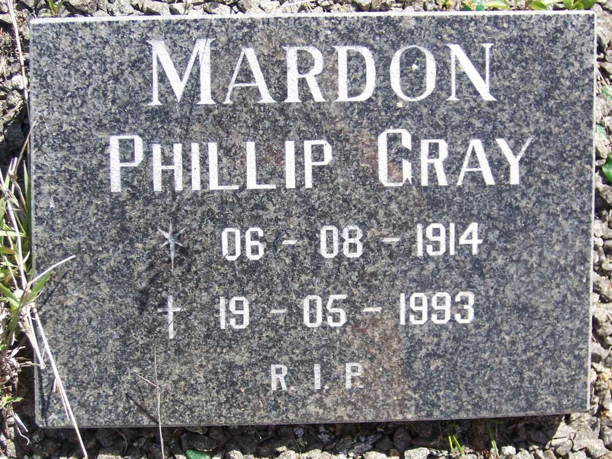 MARDON Phillip Gray 1914-1993