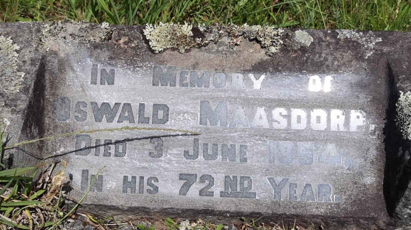 MAASDORP Oswald -1954