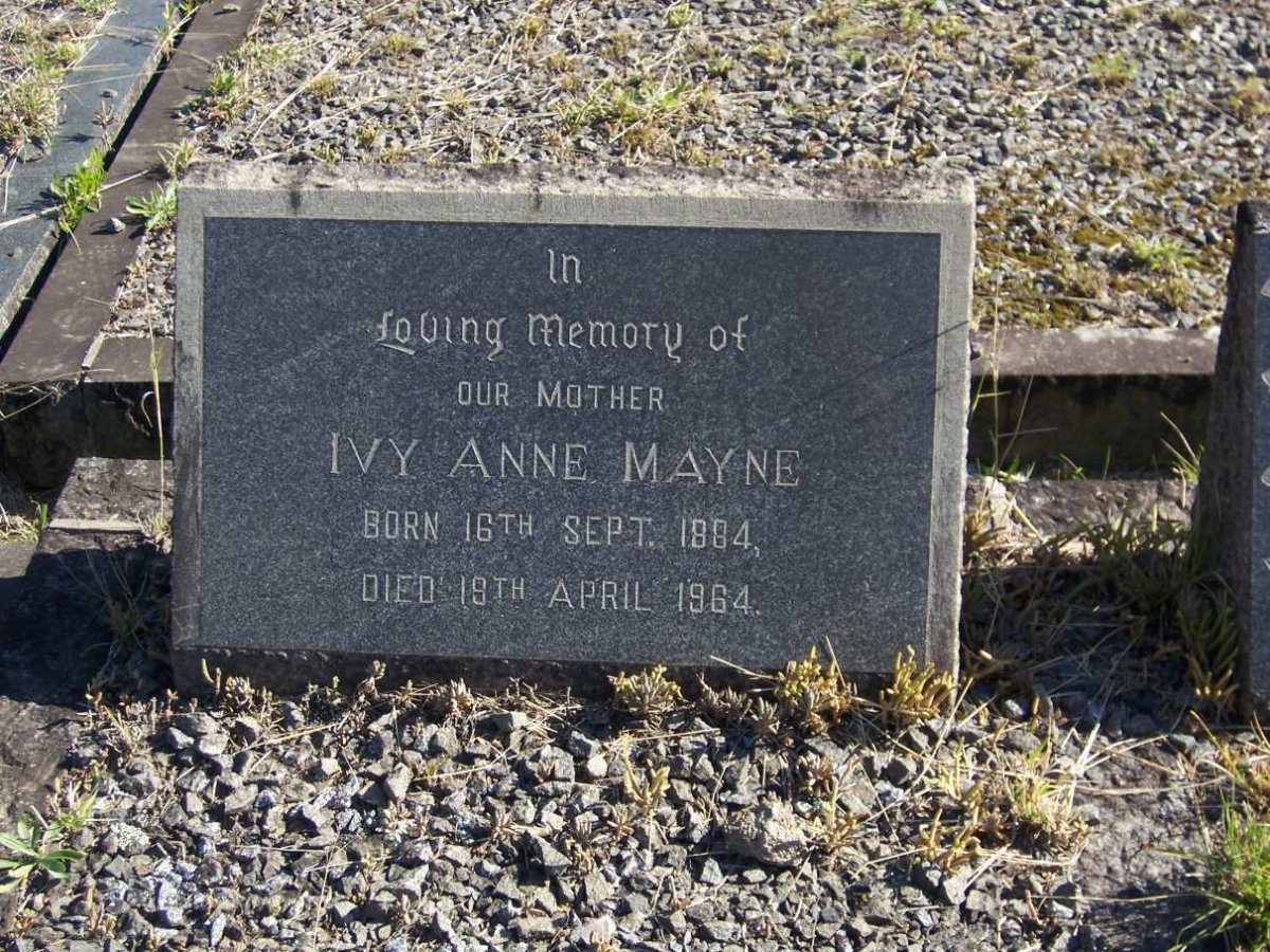 MAYNE Ivy Anne 1884-1964