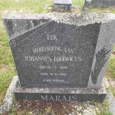 MARAIS Johannes Lodewicus 1888-1951