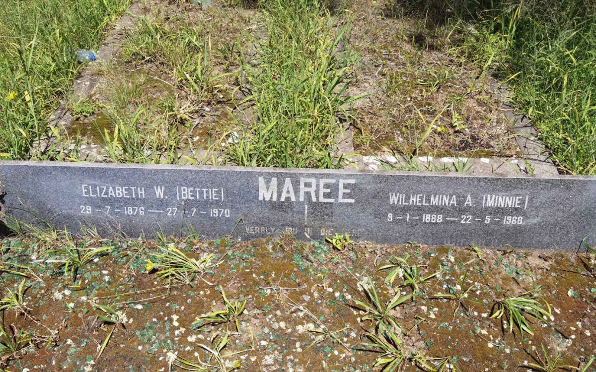 MAREE Elizabeth W. 1876-1970 :: MAREE Wilhelmina A. 1888-1968